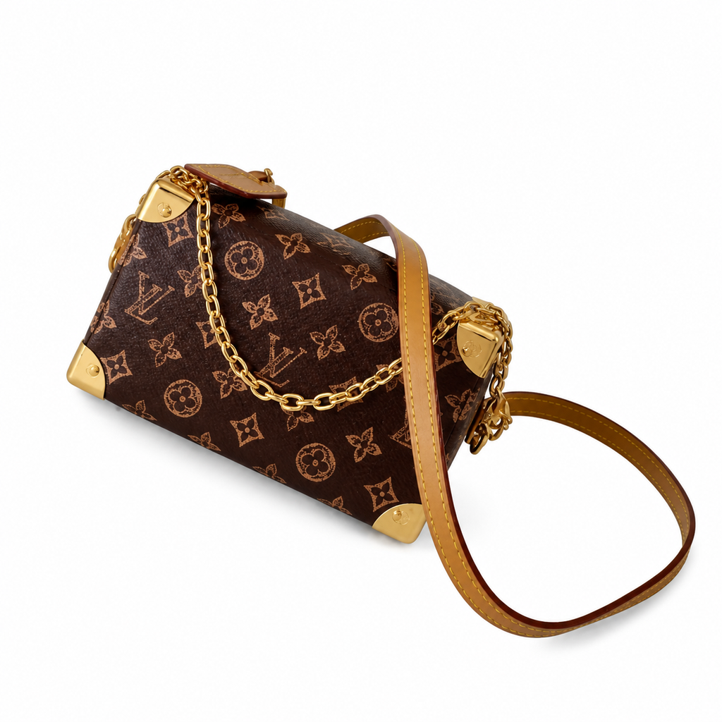 Louis Vuitton Monogram Crossbody Satchel in Signature Canvas