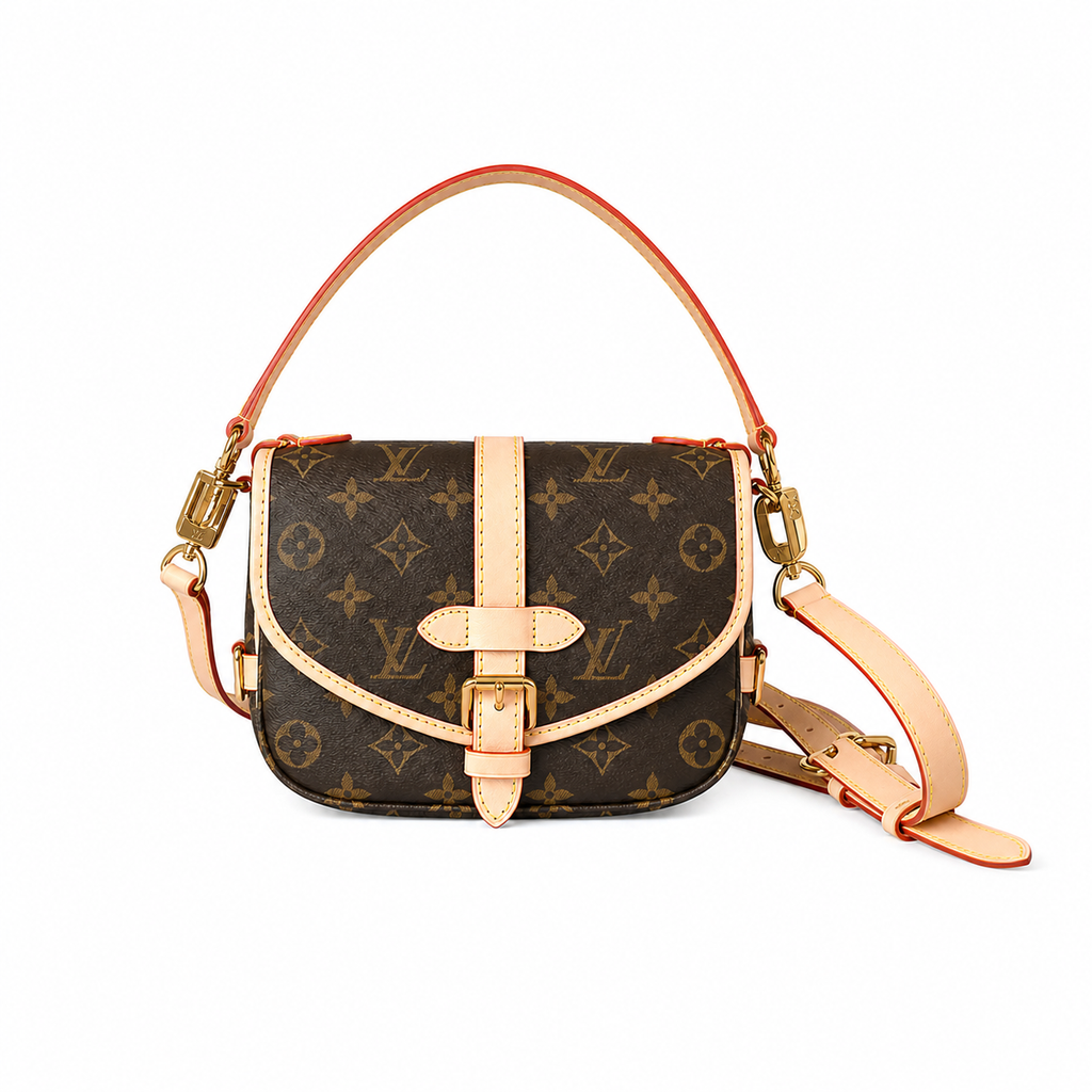 Louis Vuitton Tambourin BB Crossbody Bag — Monogram Canvas & Vachetta