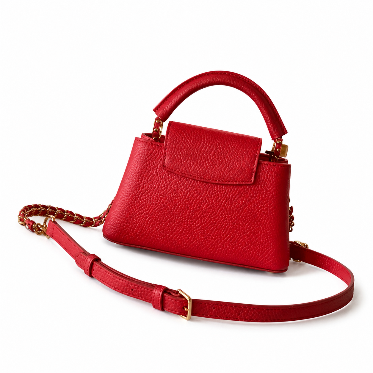 Louis Vuitton Monogram Heritage Baguette Crossbody Bag