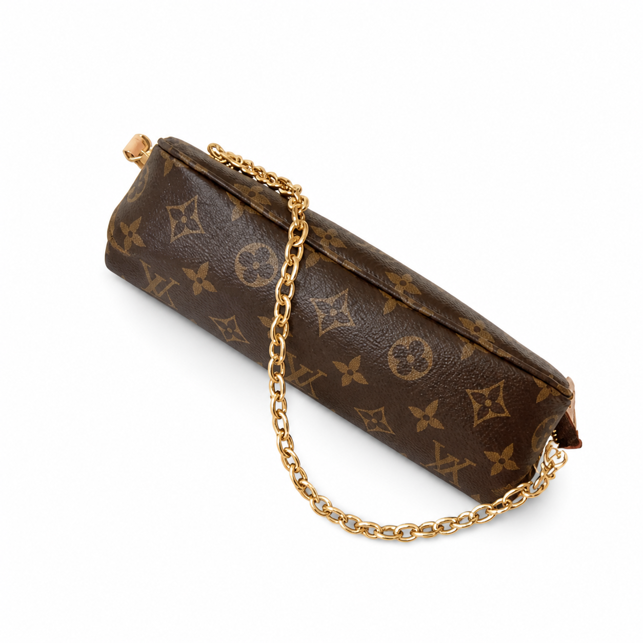 Louis Vuitton Mini Pochette Accessoires — Monogram Canvas & Perforated Vachetta