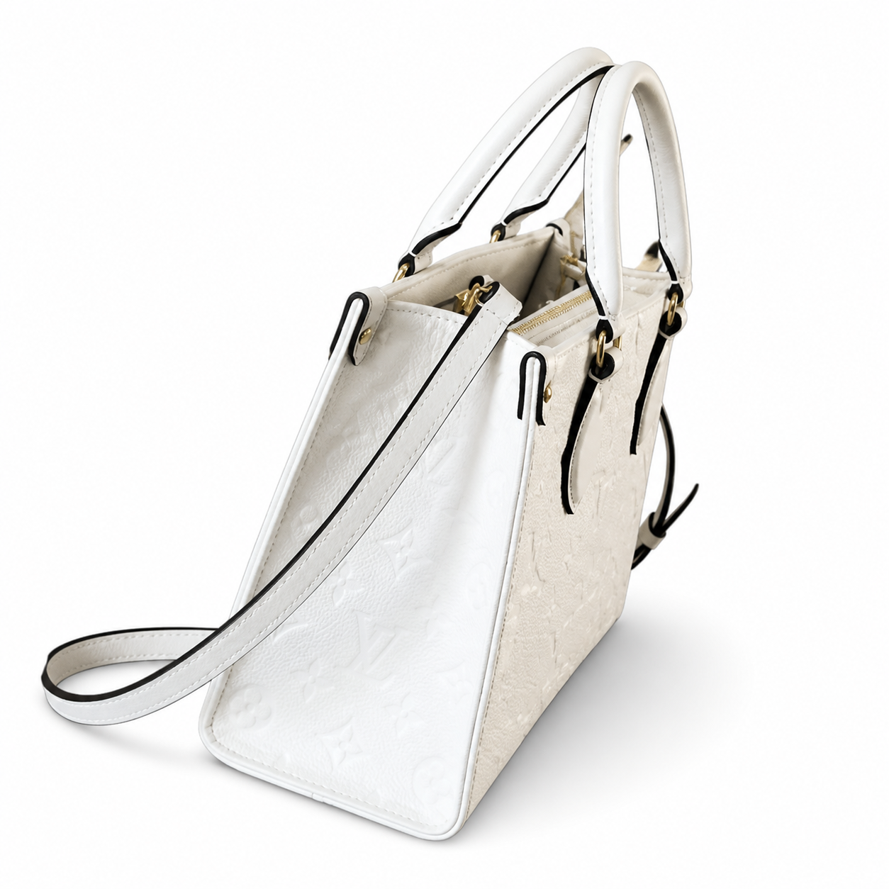 LV Monogram Crossbody Bag — Structured Slim