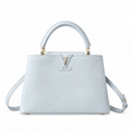 Louis Vuitton Capucines BB — Taurillon Leather in Bleu Glacier with Gold Hardware