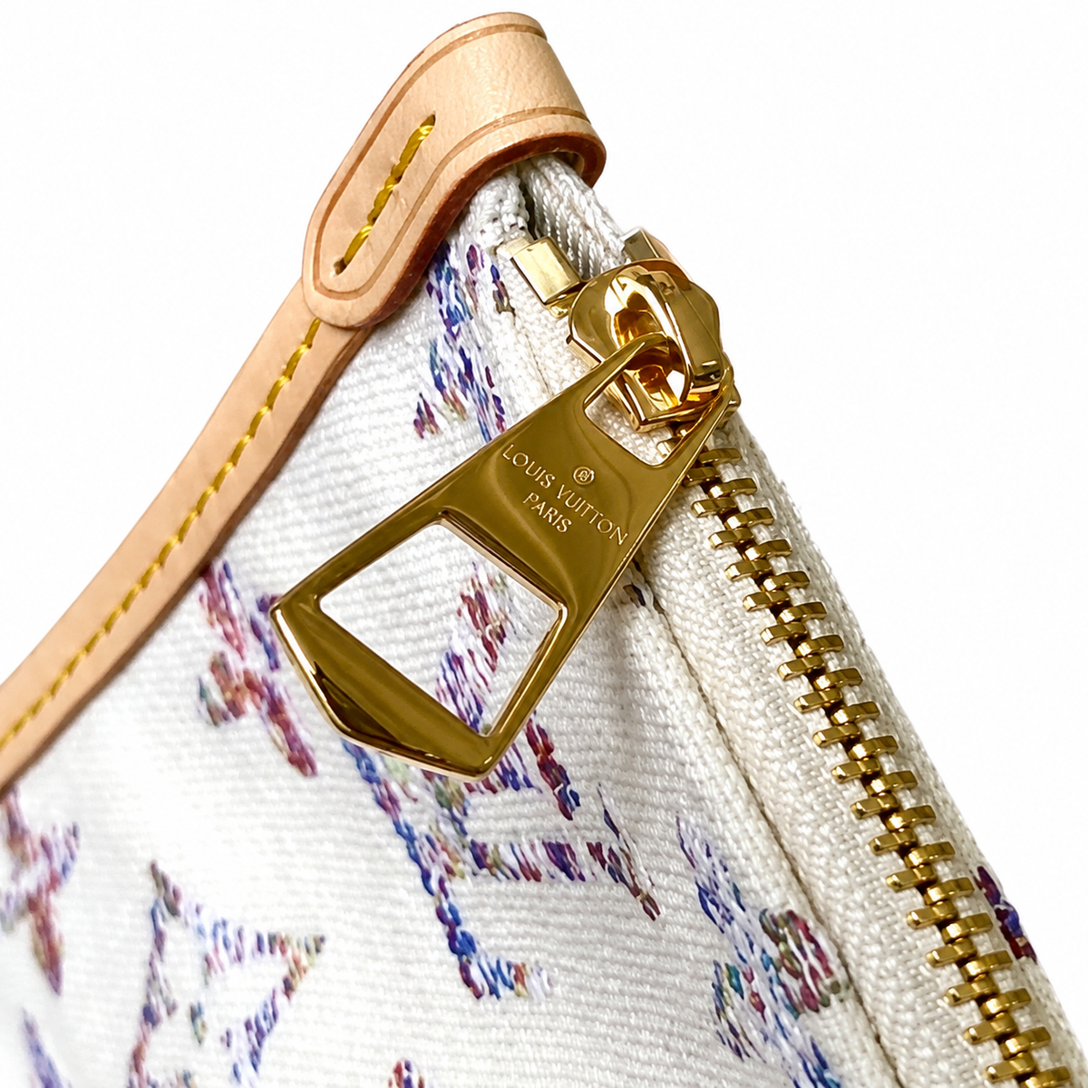Louis Vuitton Neverfull MM — Monogram Bloom Floral Canvas, Rose & Lilac Watercolour, Vachetta Trim