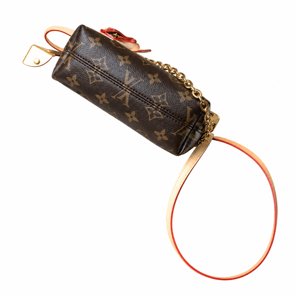 Louis Vuitton Boîte Chapeau Souple MM — Monogram Canvas, Vachetta Handles & Gold Chain Drape