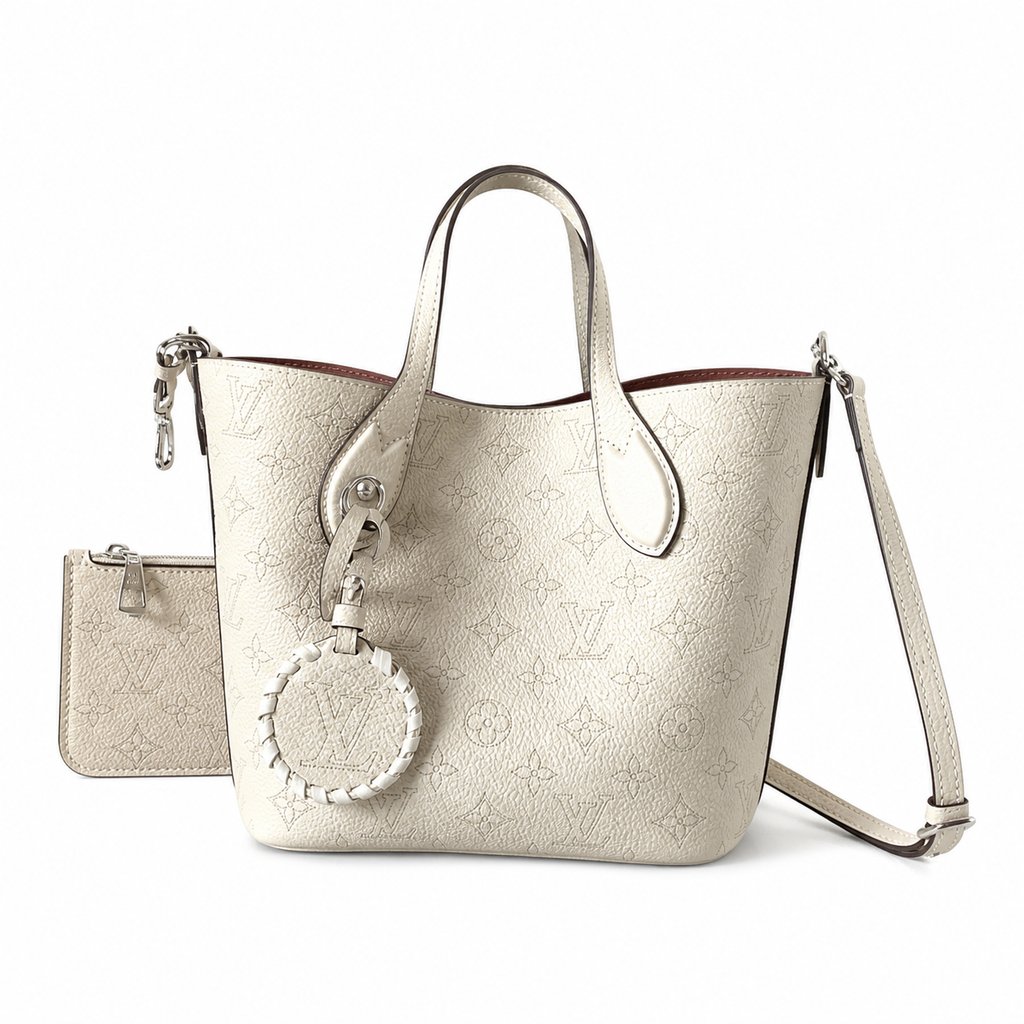 Louis Vuitton Blossom MM — Monogram Canvas with Vachetta Leather O-Ring Handles