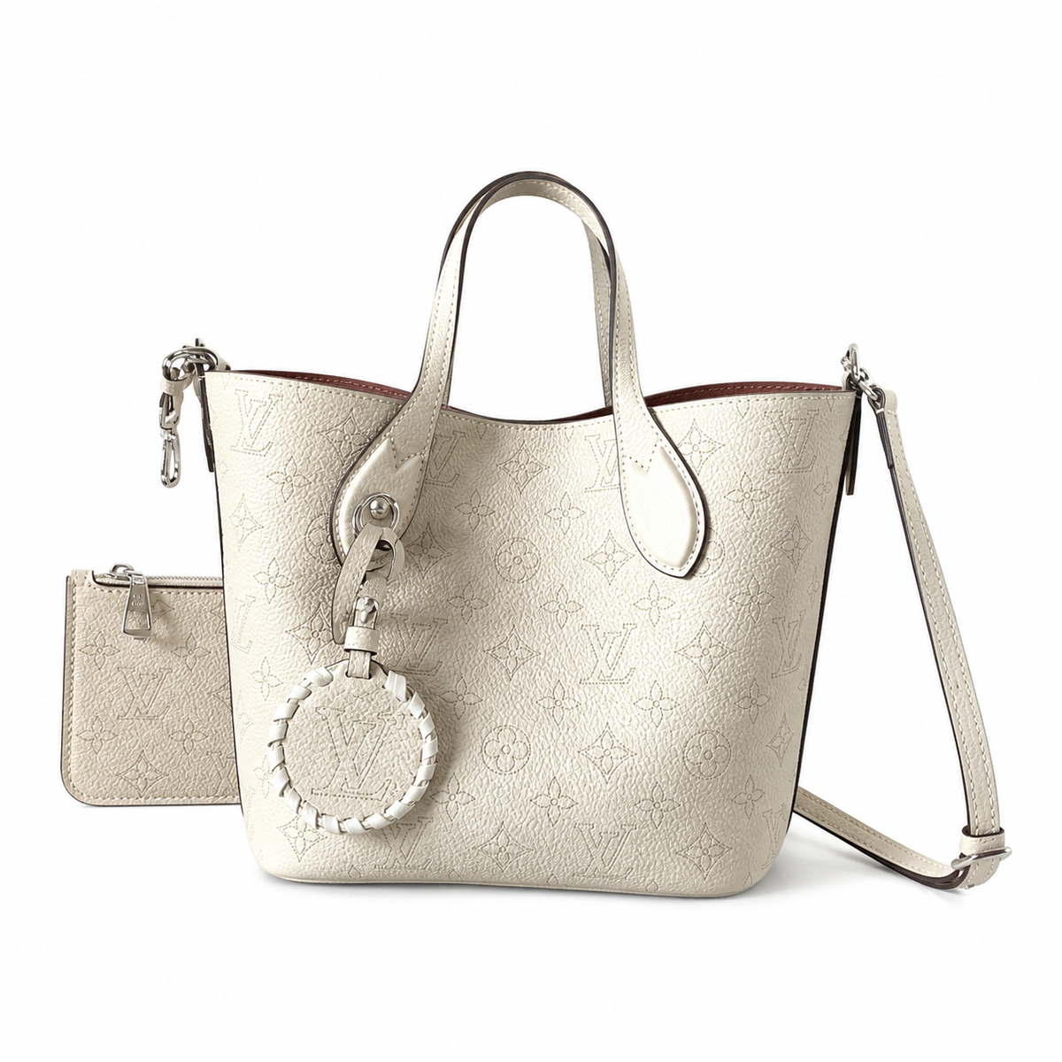 Louis Vuitton Blossom MM — Monogram Canvas with Vachetta Leather O-Ring Handles