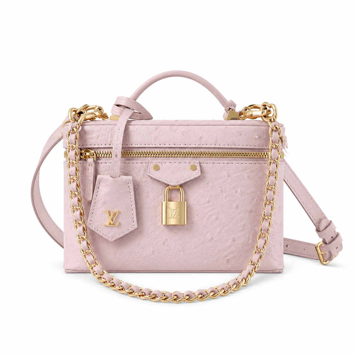 Louis Vuitton Vanity PM — Ostrich Leather in Lilas Rose