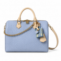 Louis Vuitton Speedy Bandoulière 30 — Ostrich Leather in Bleu Glacier