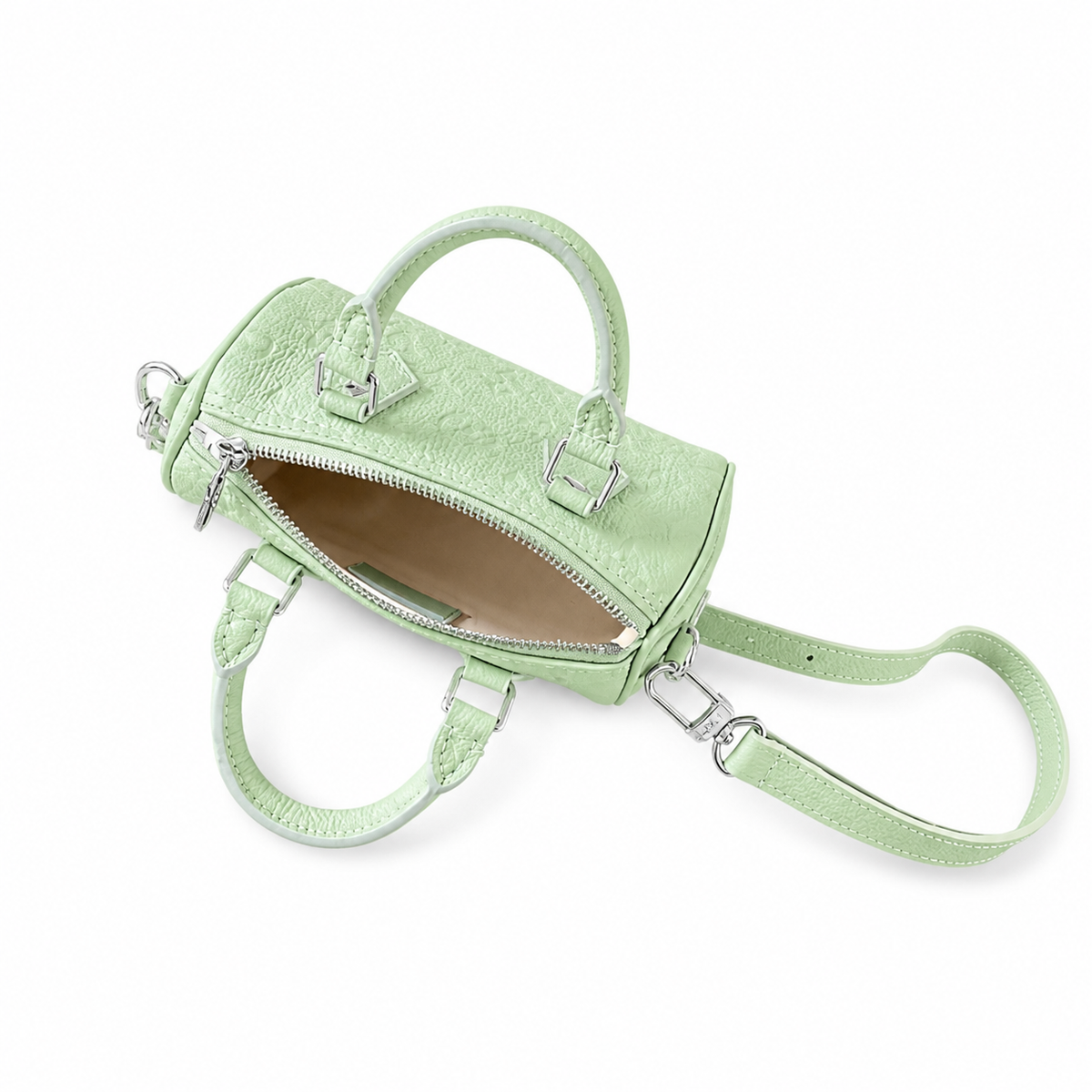 Louis Vuitton Speedy Bandoulière 20 — Monogram Embossed Leather in Vert d’Eau