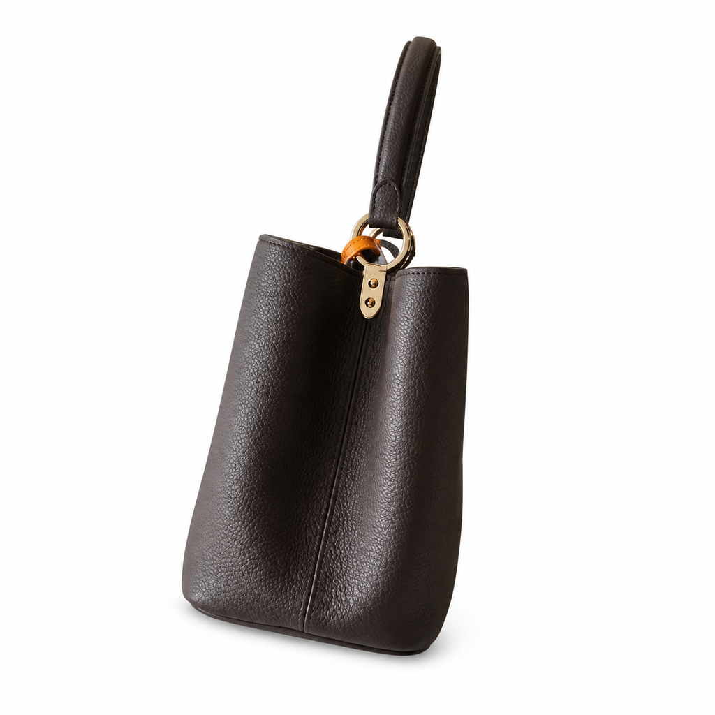 Louis Vuitton Capucines MM — Taurillon Leather in Marron Glacé with Gold LV Lock