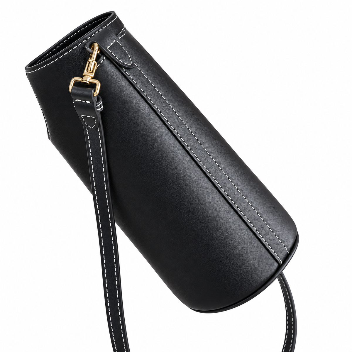 Burberry Sculpted Black Cutout Handle Bag