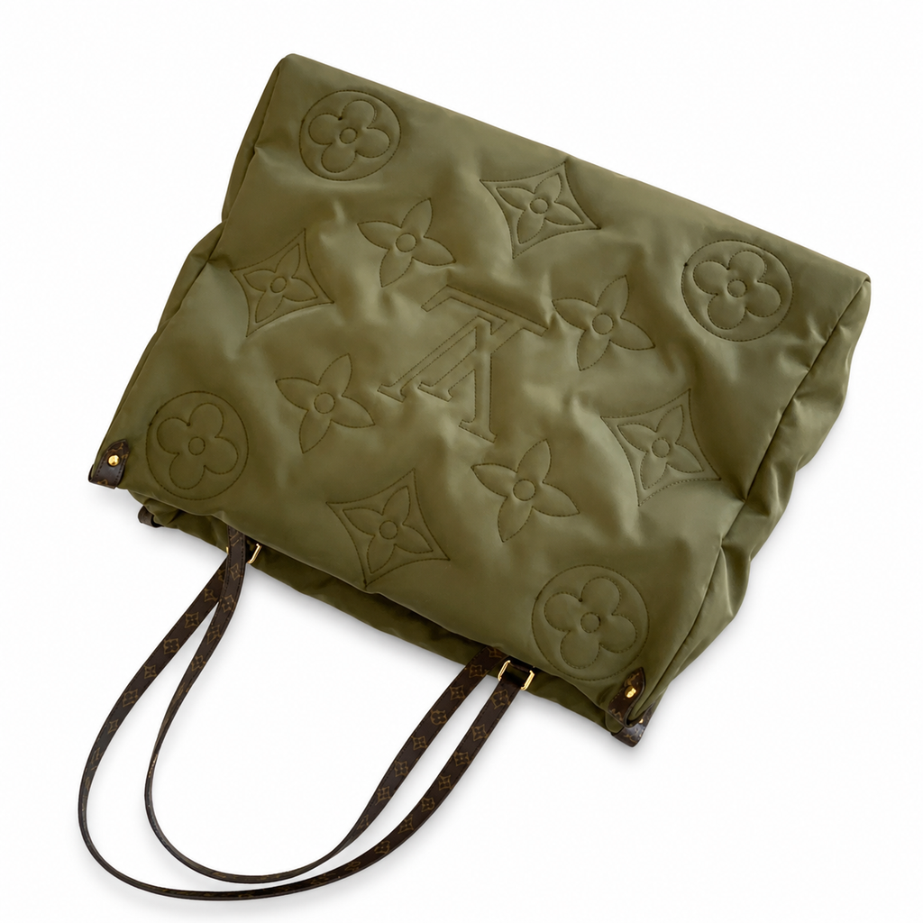 Louis Vuitton Onthego GM — Pillow Quilted Nylon in Khaki