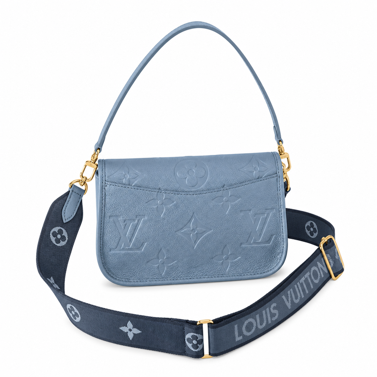 Louis Vuitton Monogram Mid-Size Crossbody Shoulder Bag