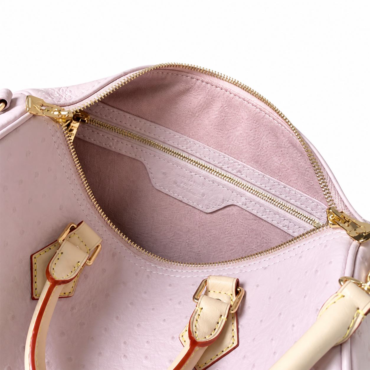 Louis Vuitton Speedy Bandoulière 30 — Ostrich Leather in Rose Poudre