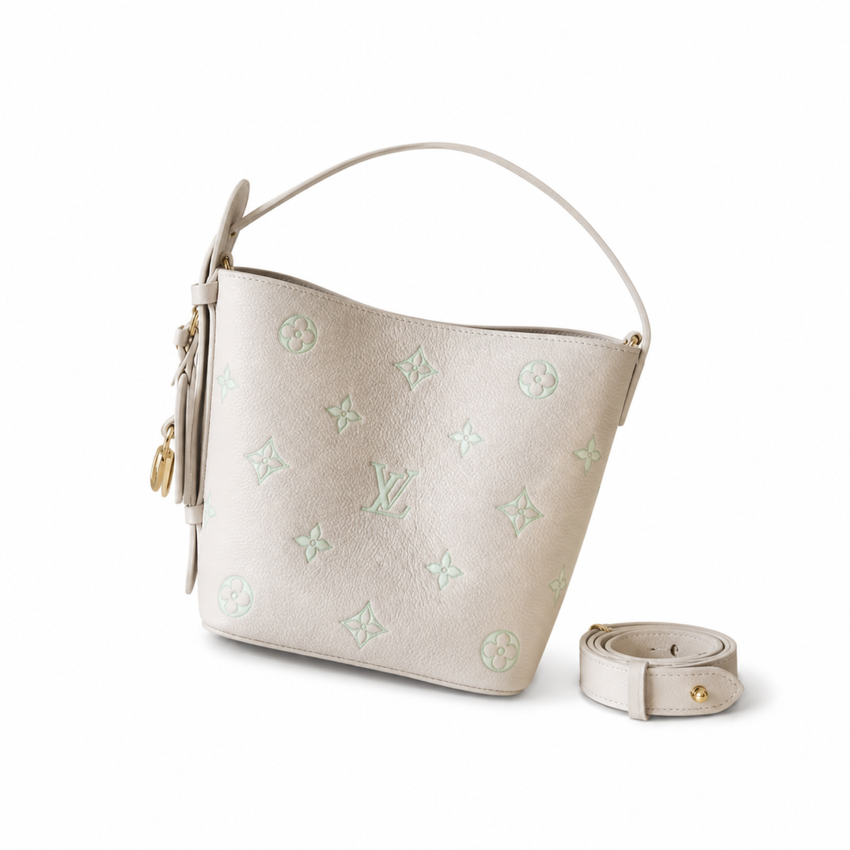 Louis Vuitton Monogram Heritage Cube Shoulder Bag