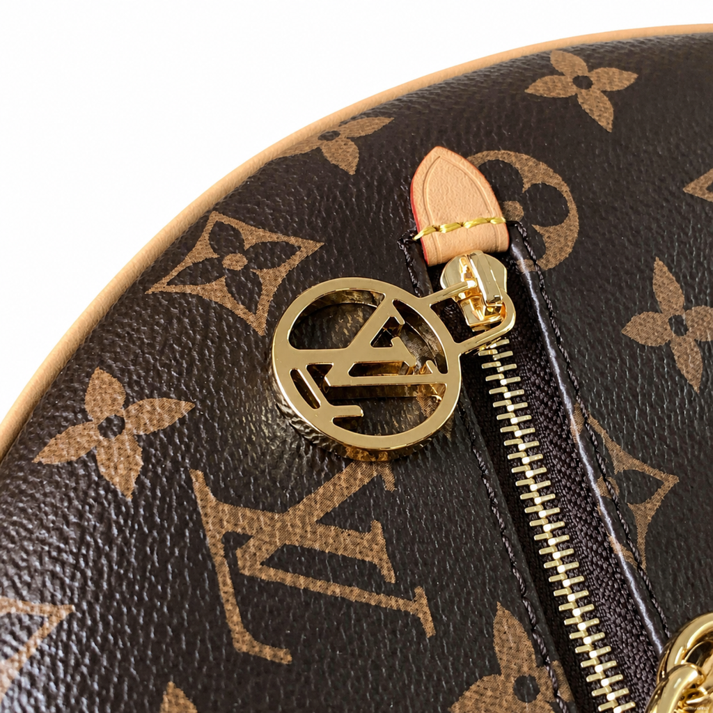 LV Monogram Half-Moon Chain Tote Bag | Luxury Gold Hardware