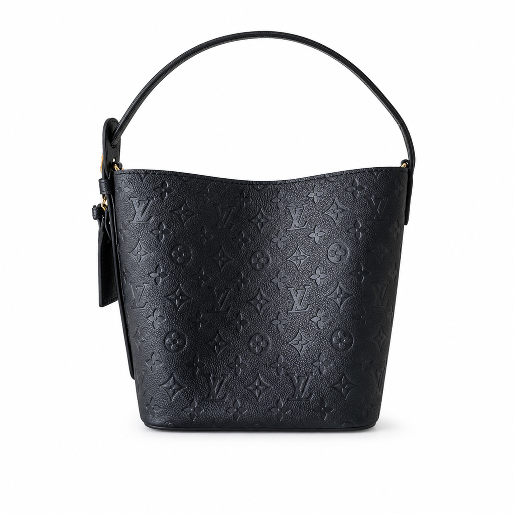 Louis Vuitton Babylone BB — Giant Monogram Empreinte Leather in Black