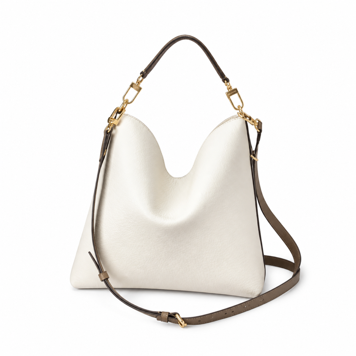 Louis Vuitton Loop Hobo — Monogram Empreinte Leather in Crème & Tourterelle