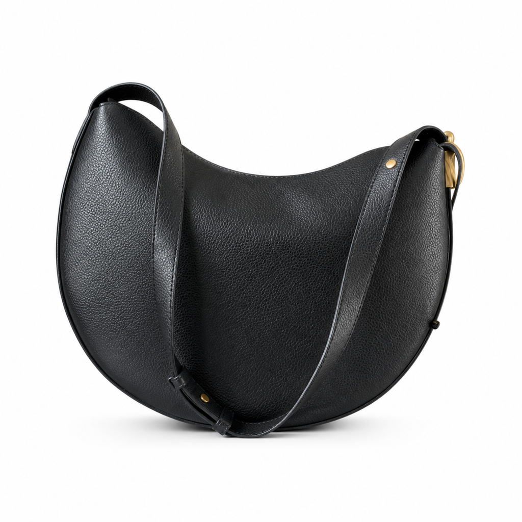 Damier Ebène Envelope Shoulder Bag — Large Flat-Profile Canvas Bag with Tonal Check Pattern and Understated Graphic Presence