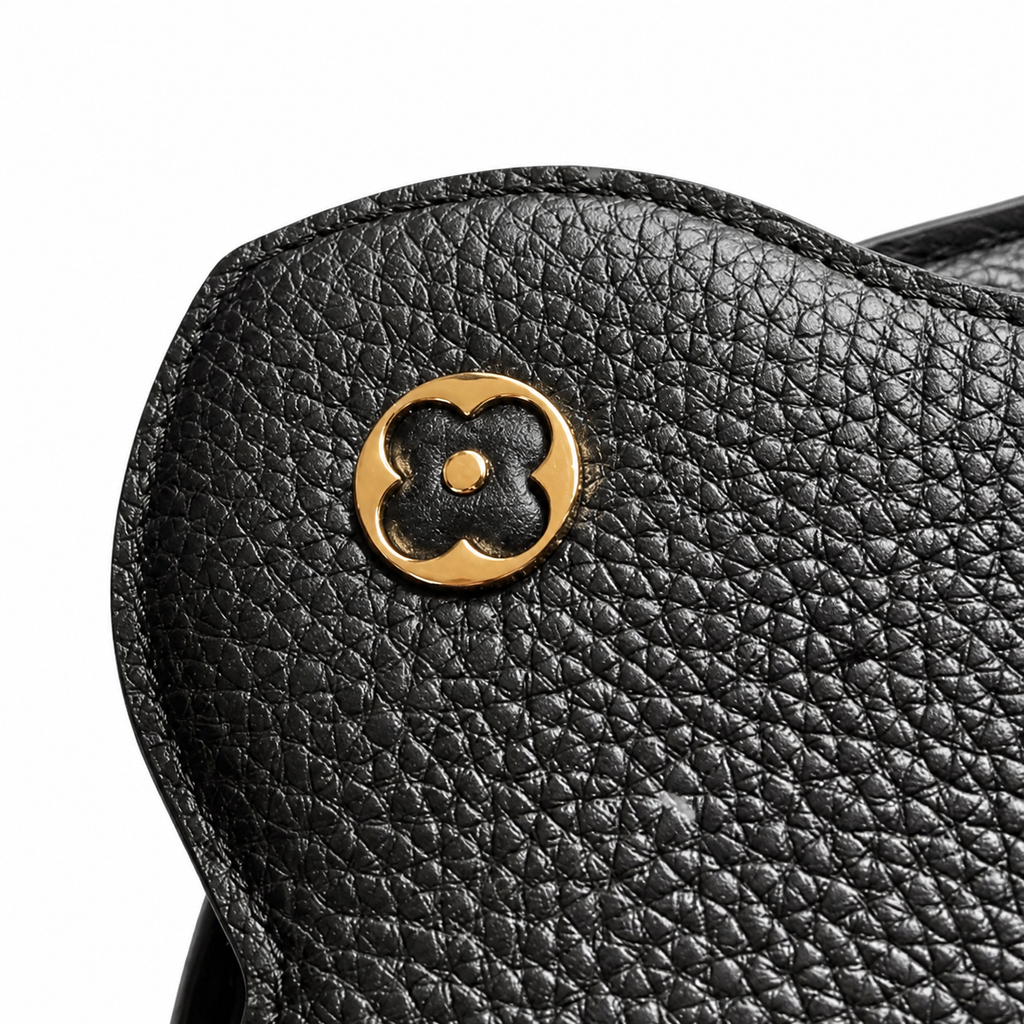 Louis Vuitton Capucines BB — Noir Taurillon, Gold Push-Lock & Mini Padlock
