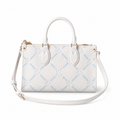 Louis Vuitton OnTheGo BB — Embroidered Monogram Empreinte in Crème & Bleu Glacier