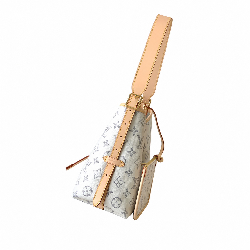 Louis Vuitton Neverfull MM — Monogram Watercolor Canvas, Vachetta Trim & Matching Interior