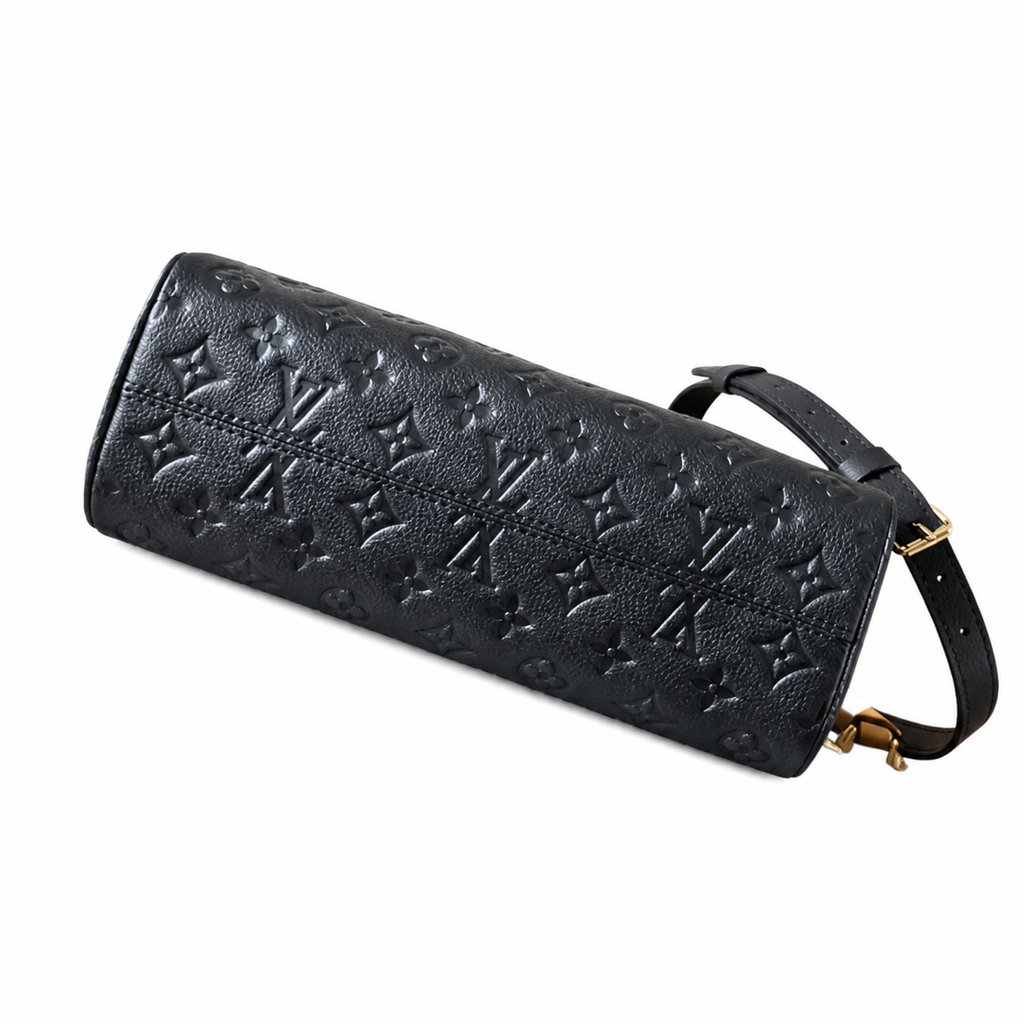 Louis Vuitton Marelle MM — Noir Empreinte, Dual Rounded Top Handles, Front Pocket & Dual Zipper