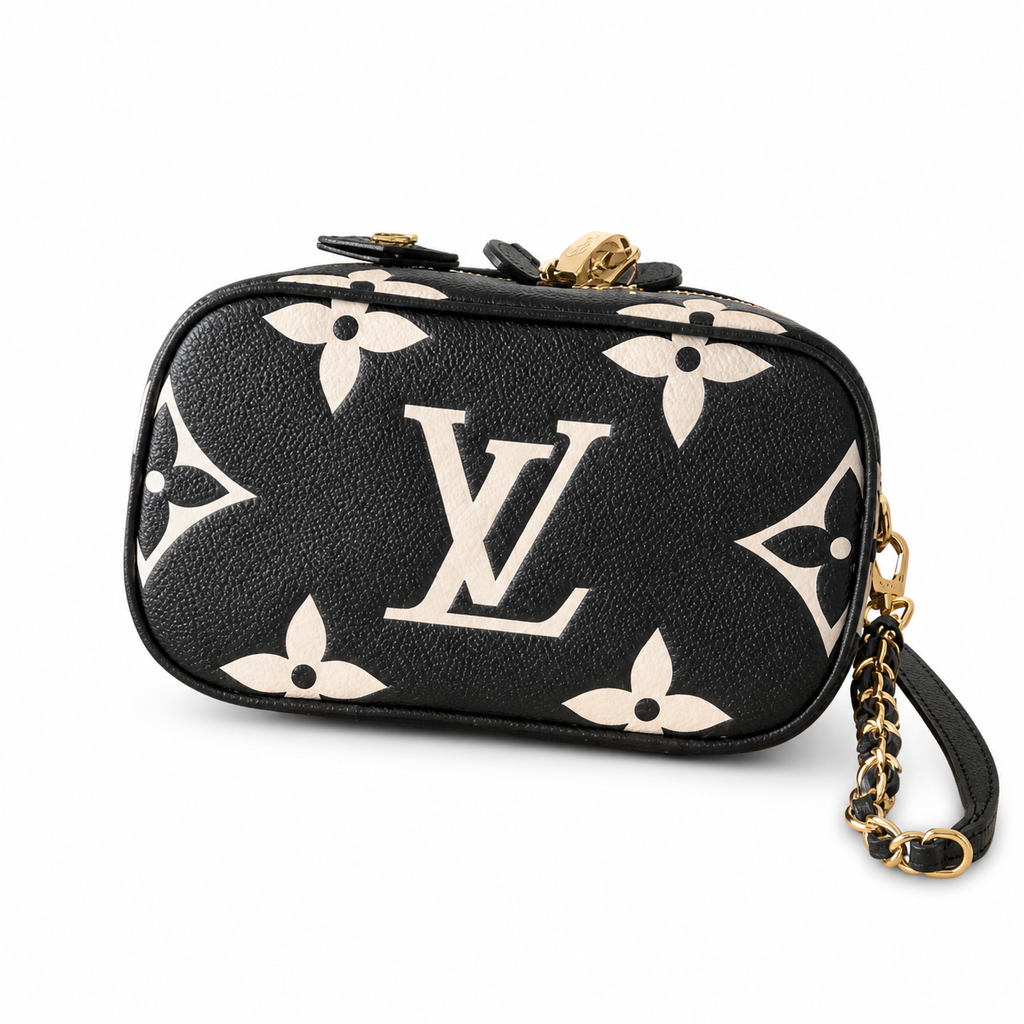 Louis Vuitton Vanity PM — Bicolor Monogram Empreinte in Black & Crème