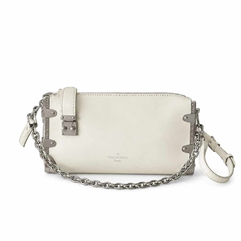 Louis Vuitton Damier Ebène Dauphine Chain Wallet