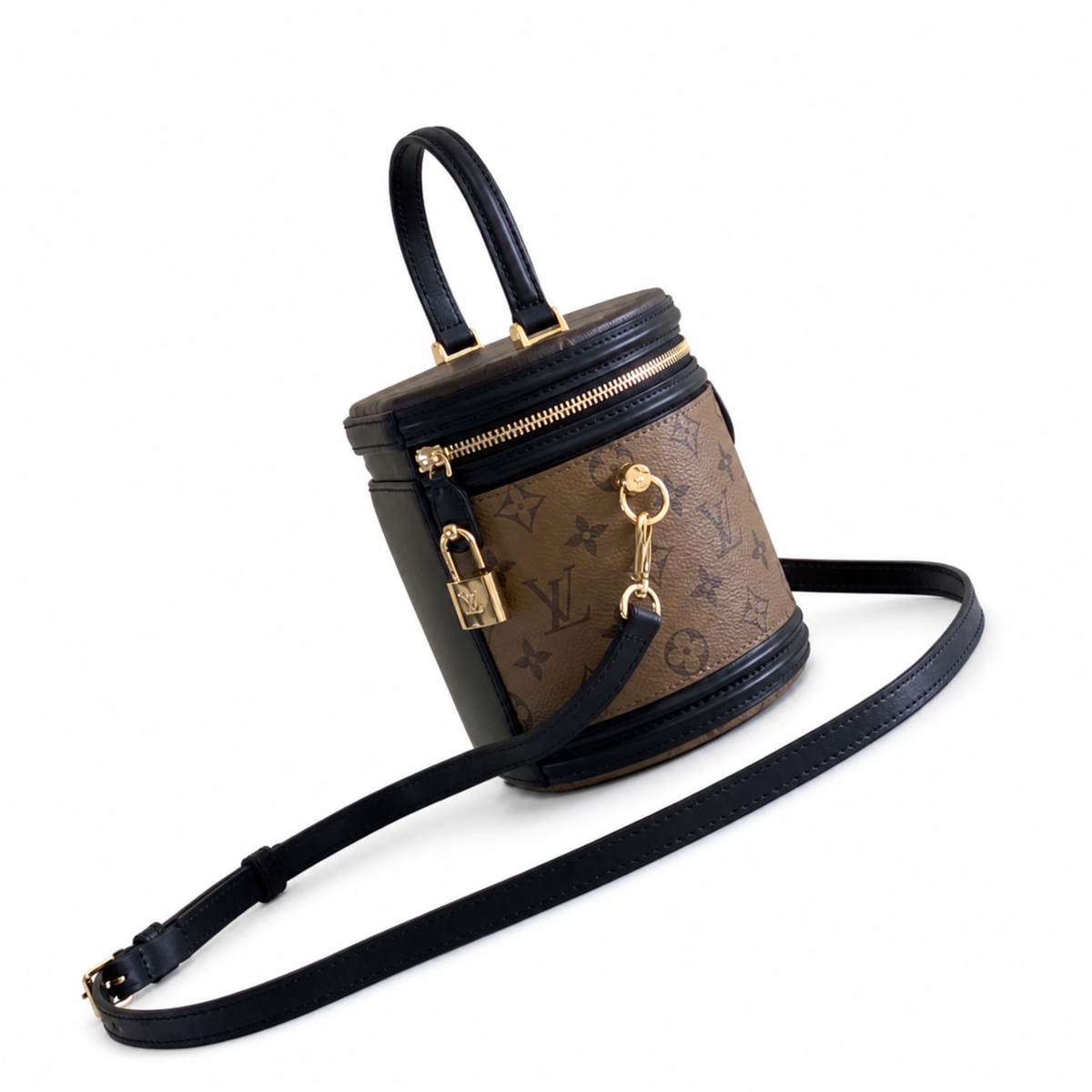 LV Cannes Cylinder Bag | Monogram Reverse Canvas Luxury Handbag