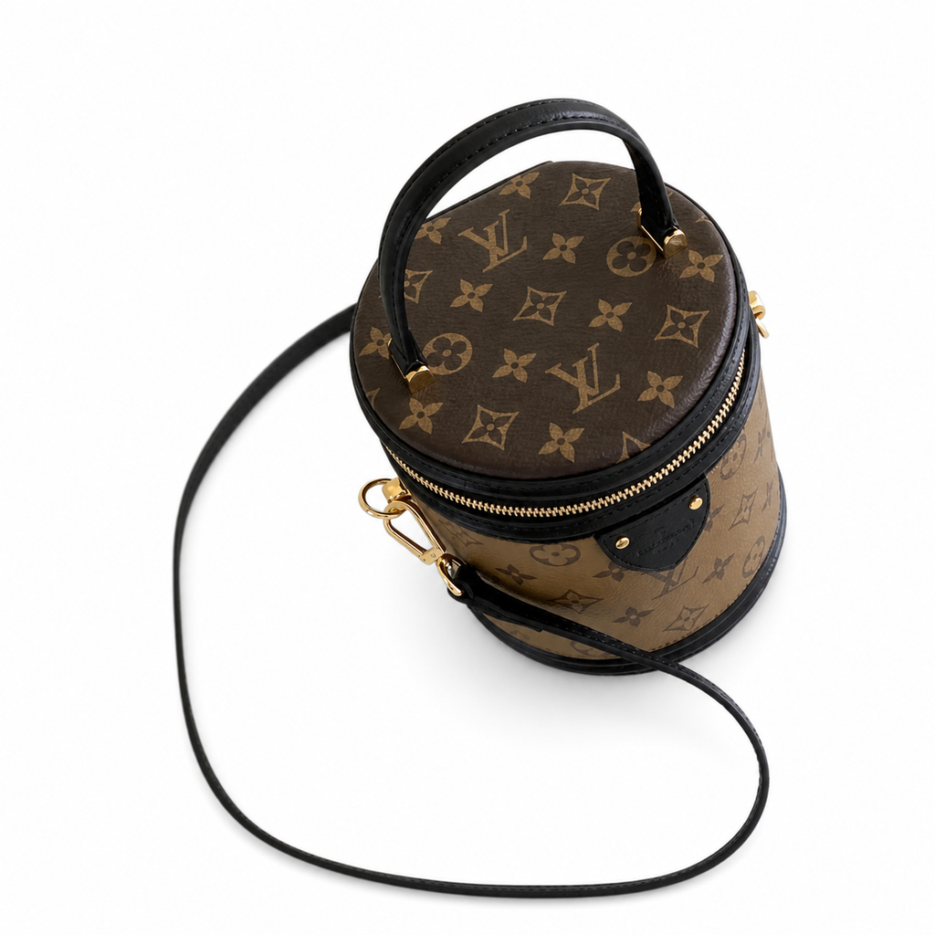 LV Cannes Cylinder Bag | Monogram Reverse Canvas Luxury Handbag