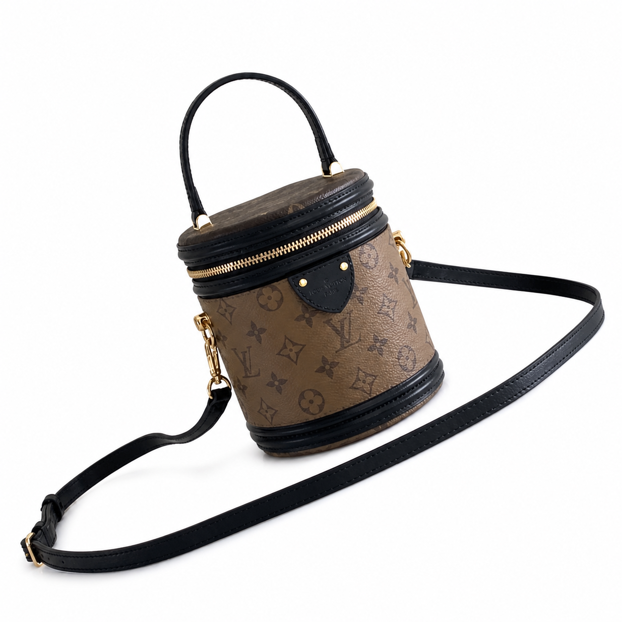 LV Cannes Cylinder Bag | Monogram Reverse Canvas Luxury Handbag
