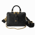 Louis Vuitton Twist MM Flap Crossbody in Damier Azur Canvas
