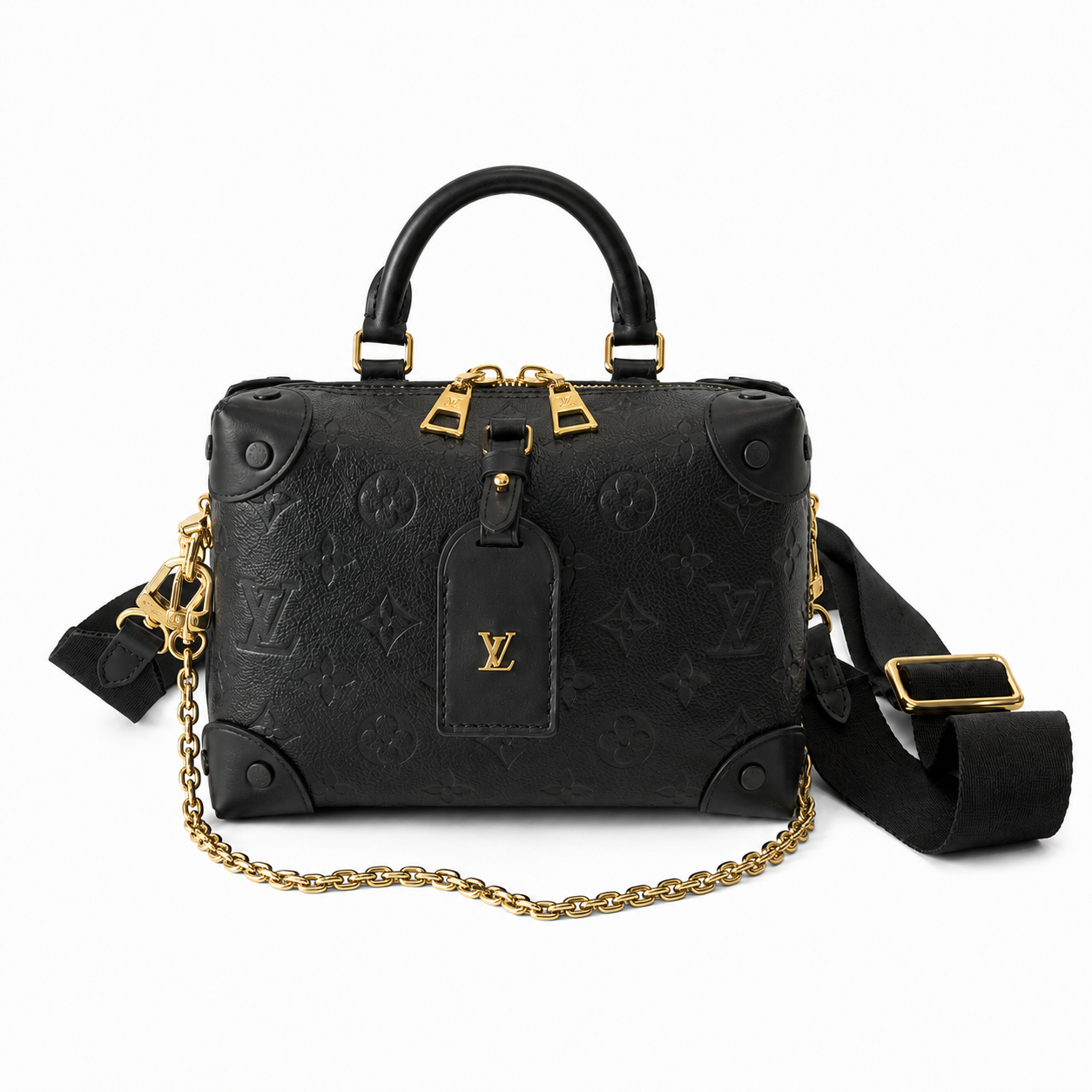 Louis Vuitton Twist MM Flap Crossbody in Damier Azur Canvas