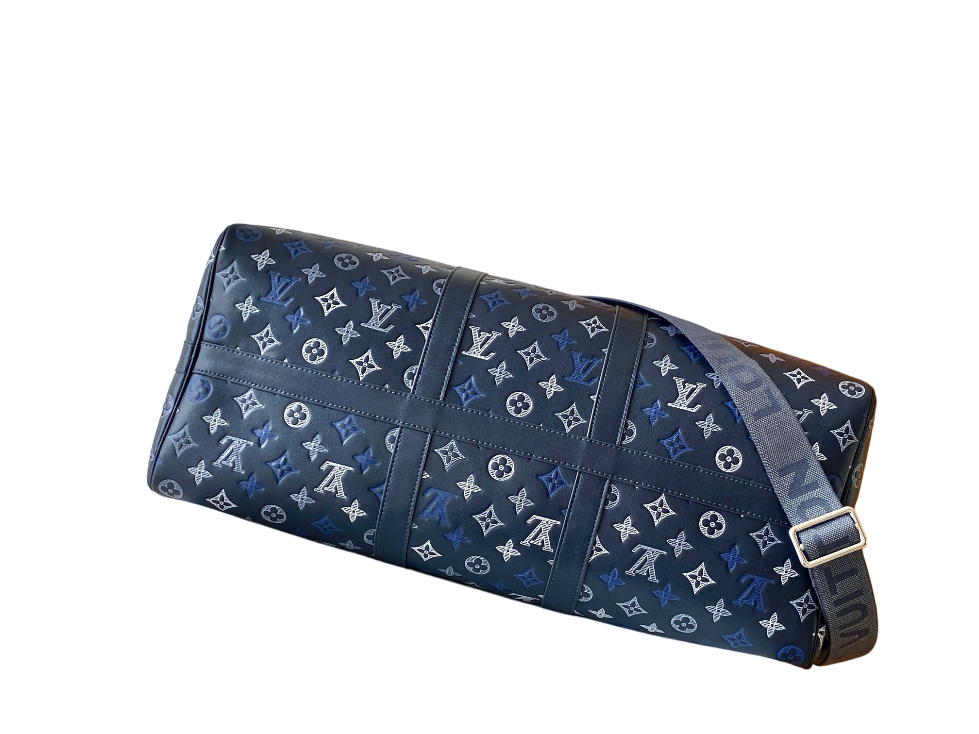 Louis Vuitton Keepall Bandoulière 55 — Navy Monogram Canvas